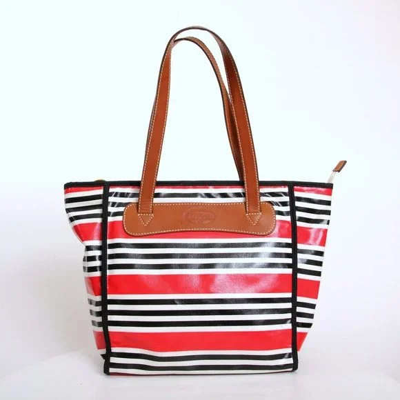 Fossil Keyper Stripe Coated Tote - Picture 2 of 8